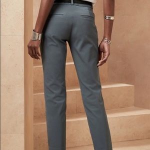 Banana Republic Sloan Slim Ankle Pant, Red. Stylish Piece for Work or Events!